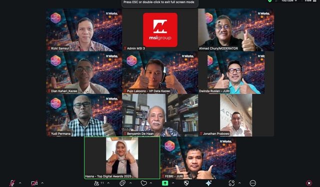 TOP Digital Awards 2025: Transformasi Kazee, Dari Konsultan Data & AI Menjadi Platform Gen-AI