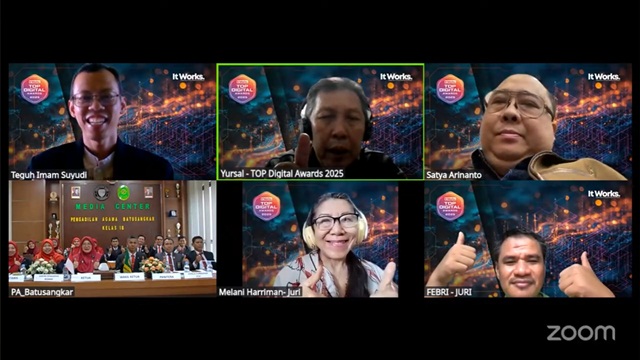 TOP Digital Awards 2025: Pengadilan Agama Batusangkar Pelopor Digitalisasi Layanan Hukum di Sumbar
