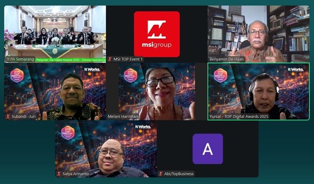 TOP Digital Awards 2025: Inovasi TI Pengadilan Agama Semarang, Patut Dicontoh Untuk Pengadilan Masa Depan