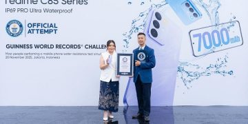 realme C85 Series Raih GUINNESS WORLD RECORDS untuk Standar Ketahanan Air