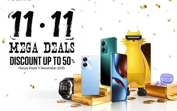 Gelar Program 11.11 Mega Deals, realme Beri Potongan Harga Hingga 50% dan Rangkaian Promo Spesial