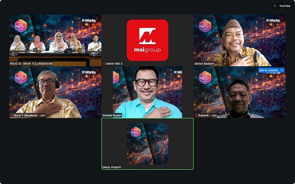 TOP Digital Awards 2025: Transformasi Digital RSUD dr. Iskak Tulungagung untuk Keselamatan Pasien dan Mutu Layanan
