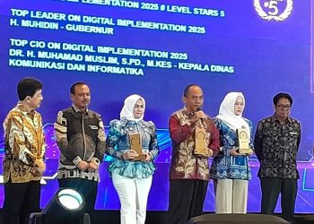 Pemprov Kalsel Raih Penghargaan TOP Digital Awards 2025 Level Bintang 5