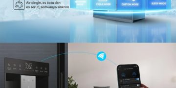 AQUA Elektronik Hadirkan Kulkas Premium Dilengkapi Smart Technology