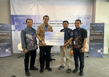 Lintasarta Salurkan Bantuan Kemanusiaan dan Dukungan Digital ke Wilayah Bencana di Sumatera