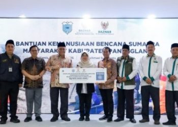 BAZNAS RI Terima Donasi Rp100 Juta dari Pandeglang untuk Korban Bencana