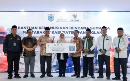 BAZNAS RI Terima Donasi Rp100 Juta dari Pandeglang untuk Korban Bencana