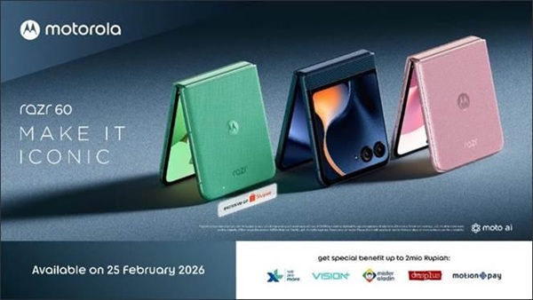 Ponsel Lipat Motorola Razr 60 Segera Hadir di Indonesia
