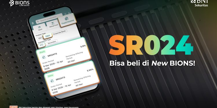 BNI Sekuritas Tawarkan Investasi Sukuk Ritel Syariah Via Aplikasi New BIONS