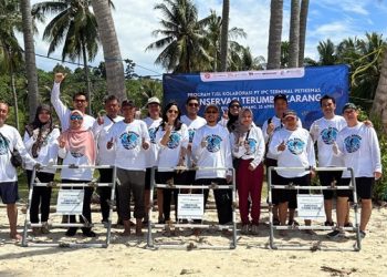 IPC Terminal Petikemas Gandeng Shipping Lines Tanam Terumbu Karang di Pulau Pahawang