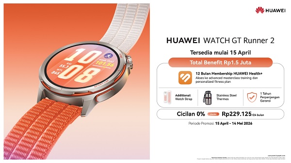 HUAWEI WATCH GT Runner 2 Segera Hadir di Indonesia
