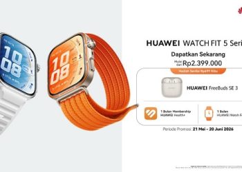 Rilis di Indonesia, HUAWEI WATCH FIT 5 Series Bawa Ultra Upgrade untuk Fitur Health & Sport