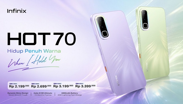 Infinix HOT 70 Melenggang di Pasar Indonesia