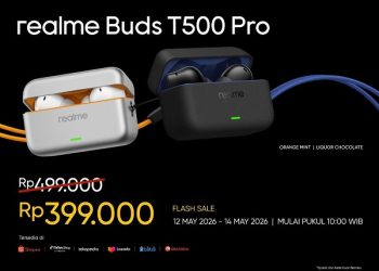 TWS realme Buds T500 Pro Suguhkan Desain Unik dan Performa Premium