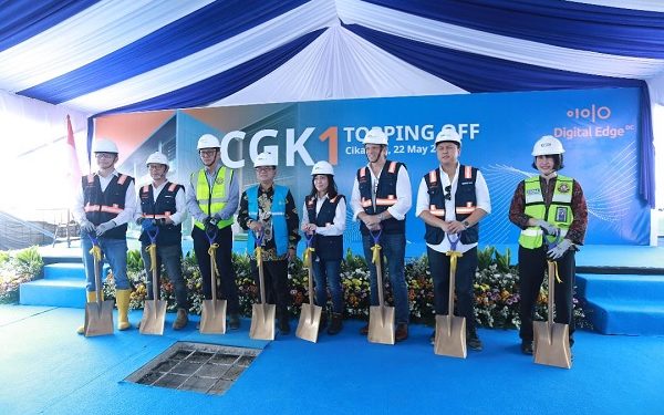 Digital Edge Rampungkan Topping Out CGK1 dan Amankan Pasokan Listrik Terbesar Bersama PLN