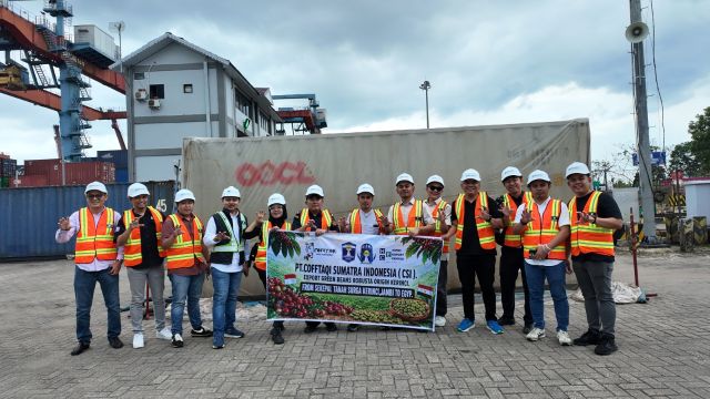 IPC TPK Jambi Dukung Ekspor 19,2 Ton Green Bean Kopi Kerinci ke Mesir