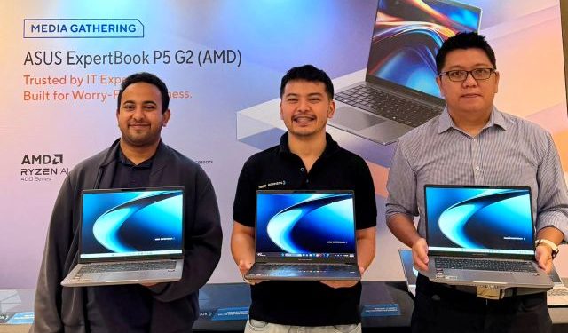 ASUS Hadirkan ExpertBook P5 G2, Laptop Berteknologi AI untuk Dukung Kerja Profesional Hybrid