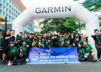 Garmin dan Matters Ubah Sampah Plogging Jadi Plakat Pemenang Podium Garmin Run Indonesia 2026