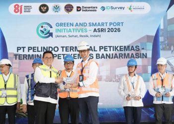 Transformasi Hijau, TPK Banjarmasin dan TPK Bitung Raih Penghargaan Green and Smart Port 2026