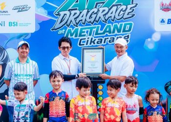 Metland Cikarang Cetak Rekor MURI Lewat Balap Pushbike 400 Anak, Perkuat Citra Kawasan Ramah Keluarga