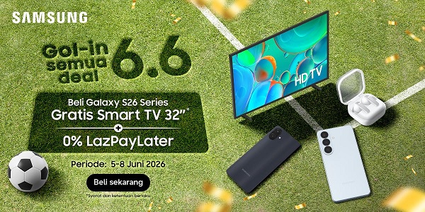 Samsung Catat Lonjakan Penjualan Saat Pertengahan Tahun di Lazada 6.6 Super WOW Sale