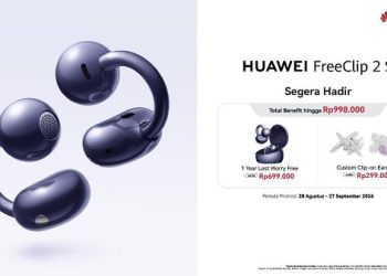 Segera Hadir di Indonesia, HUAWEI FreeClip 2 S Padukan Desain Airy C-Bridge dengan Audio Cerdas