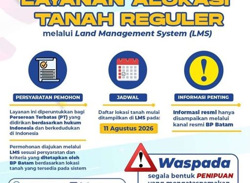 BP Batam Perkuat Transformasi Digital, Layanan Alokasi Tanah Kini Bisa Diakses Lewat LMS