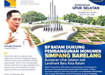BP Batam Dukung Pembangunan Monumen  Simpang Barelang, Selaras Penataan  Smart City