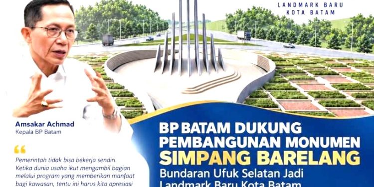 BP Batam Dukung Pembangunan Monumen Simpang Barelang, Selaras Penataan Smart City