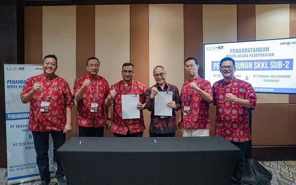 Hadapi Pertumbuhan Trafik Data, InfraNexia dan CCSI-KD Kembangkan SKKL SUB-2