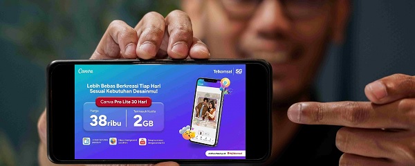Telkomsel Hadirkan Paket Bundling Canva Pro Lite Mulai Rp8.000