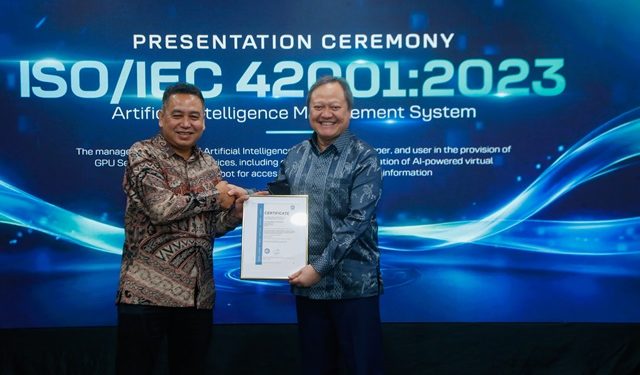 Lintasarta Jadi Perusahaan ICT Nasional Pertama Raih Sertifikasi ISO AI