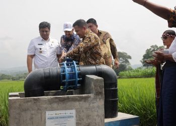 Dukung Pertanian Rendah Karbon, Indonesia-Inggris Resmikan Pompa Air Tenaga Surya